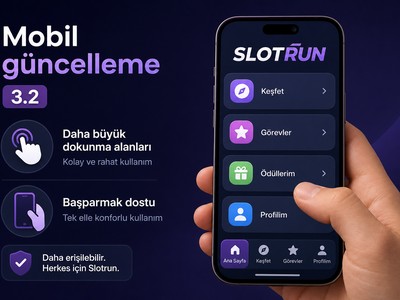 Slotrun Mobil Uygulama Arayüzü