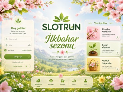 Slotrun İlkbahar Sezonu Başlangıç Ekranı
